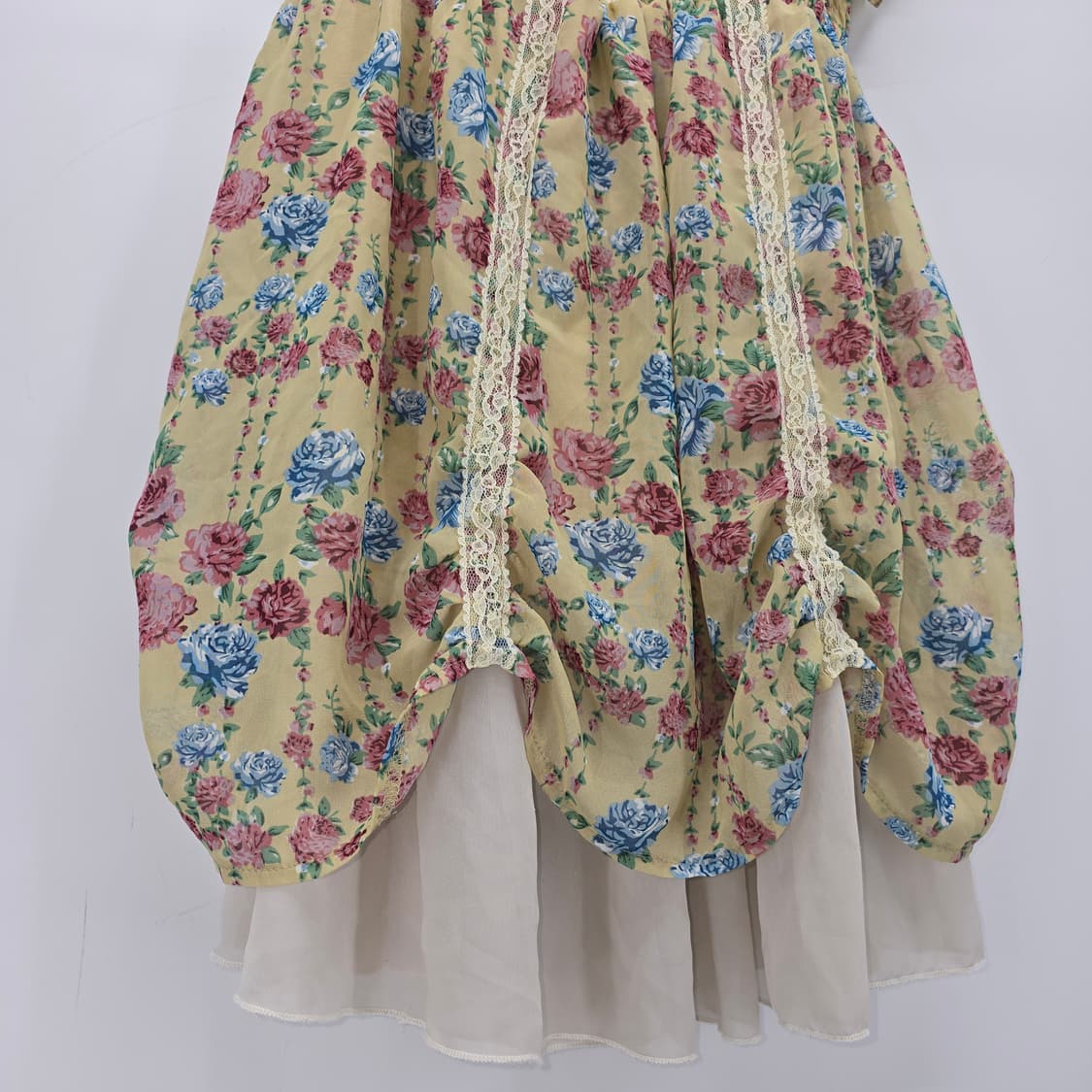 axesfemme 로맨틱 플라워 레이어드 쉬폰 원피스 상품이미지7