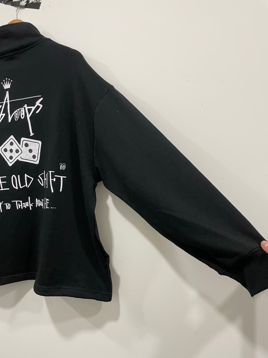 Jpn Beno 스투시 오마주 하이넥 반집업 스웻셔츠 상품이미지10