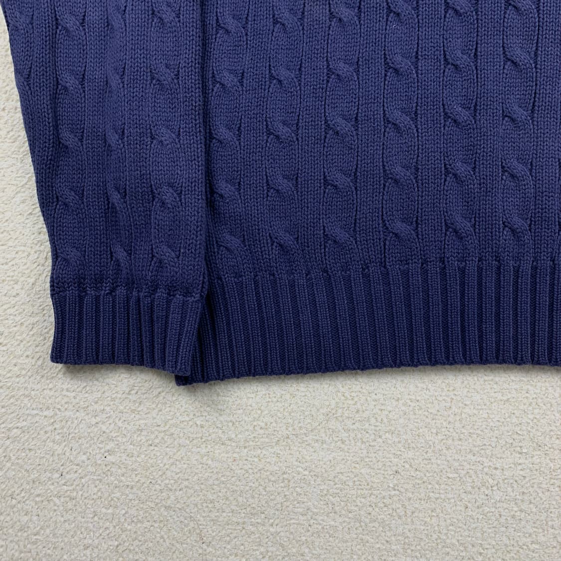 폴로 랄프로렌 포니로고 네이비 케이블 니트 상품이미지4