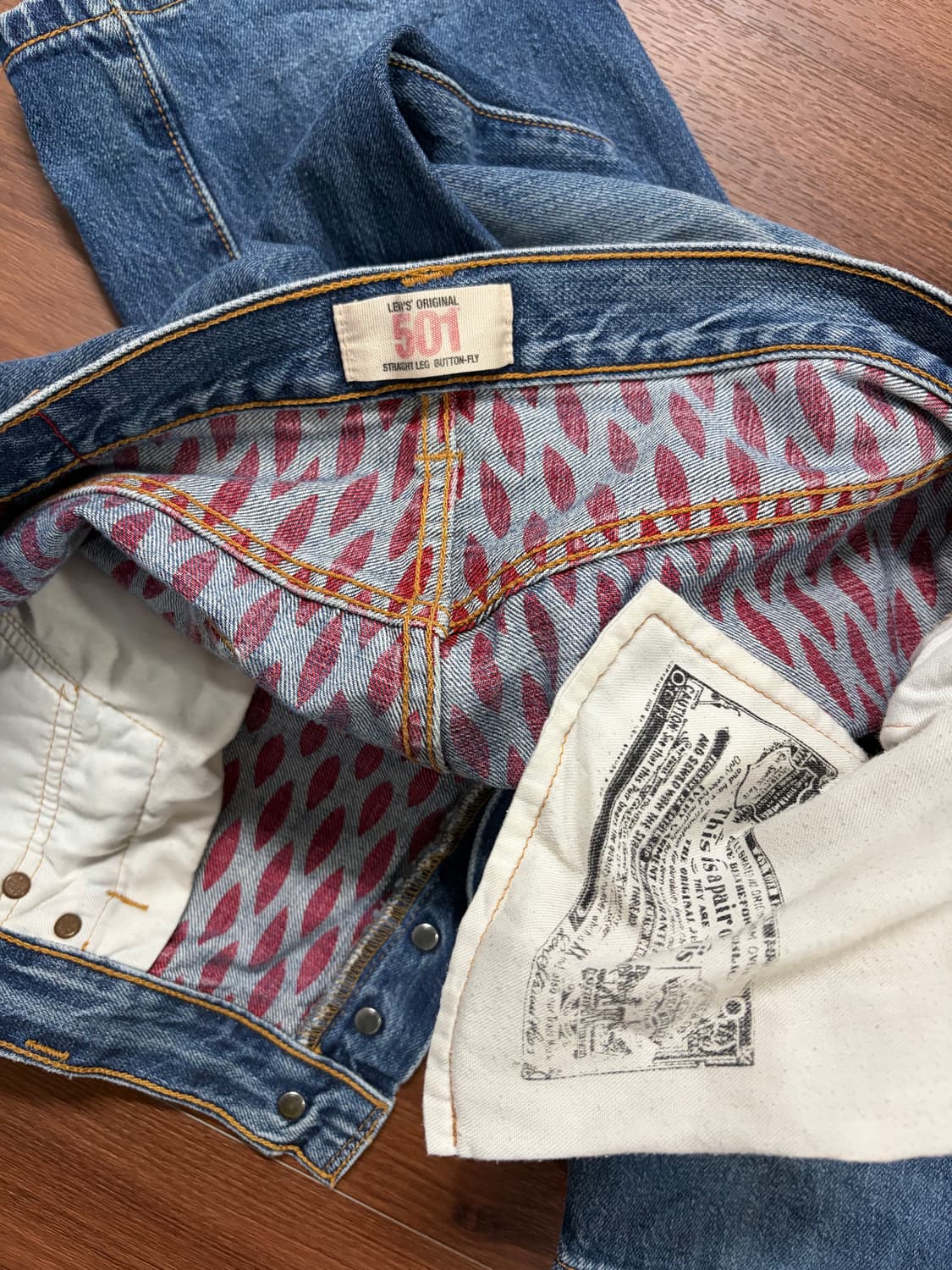 빈티지 리바이스 501 W36 L34 상품이미지4