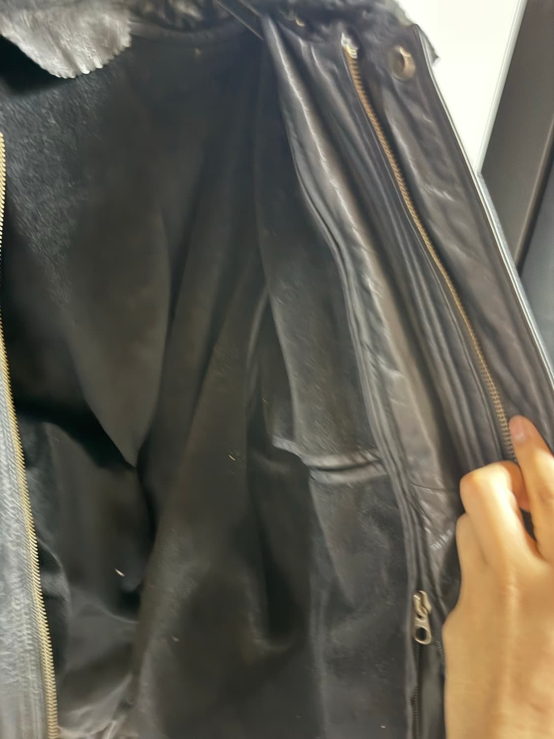 빈티지 가죽 a2자켓 리얼레더 L사이즈 상품이미지2