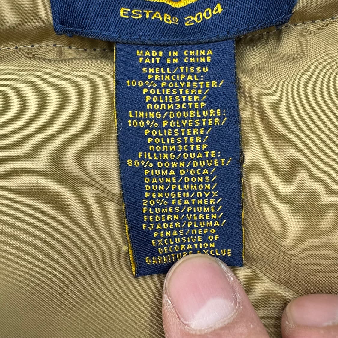 랄프로렌 럭비 패딩  상품이미지6