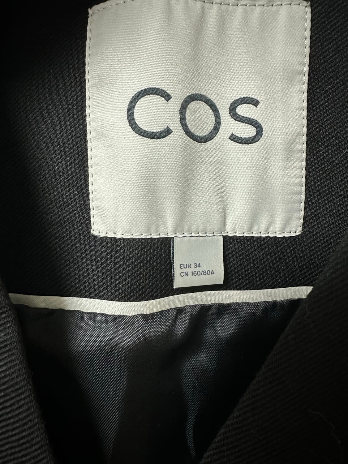 COS 블랙 베스트 34 사이즈 상품이미지3