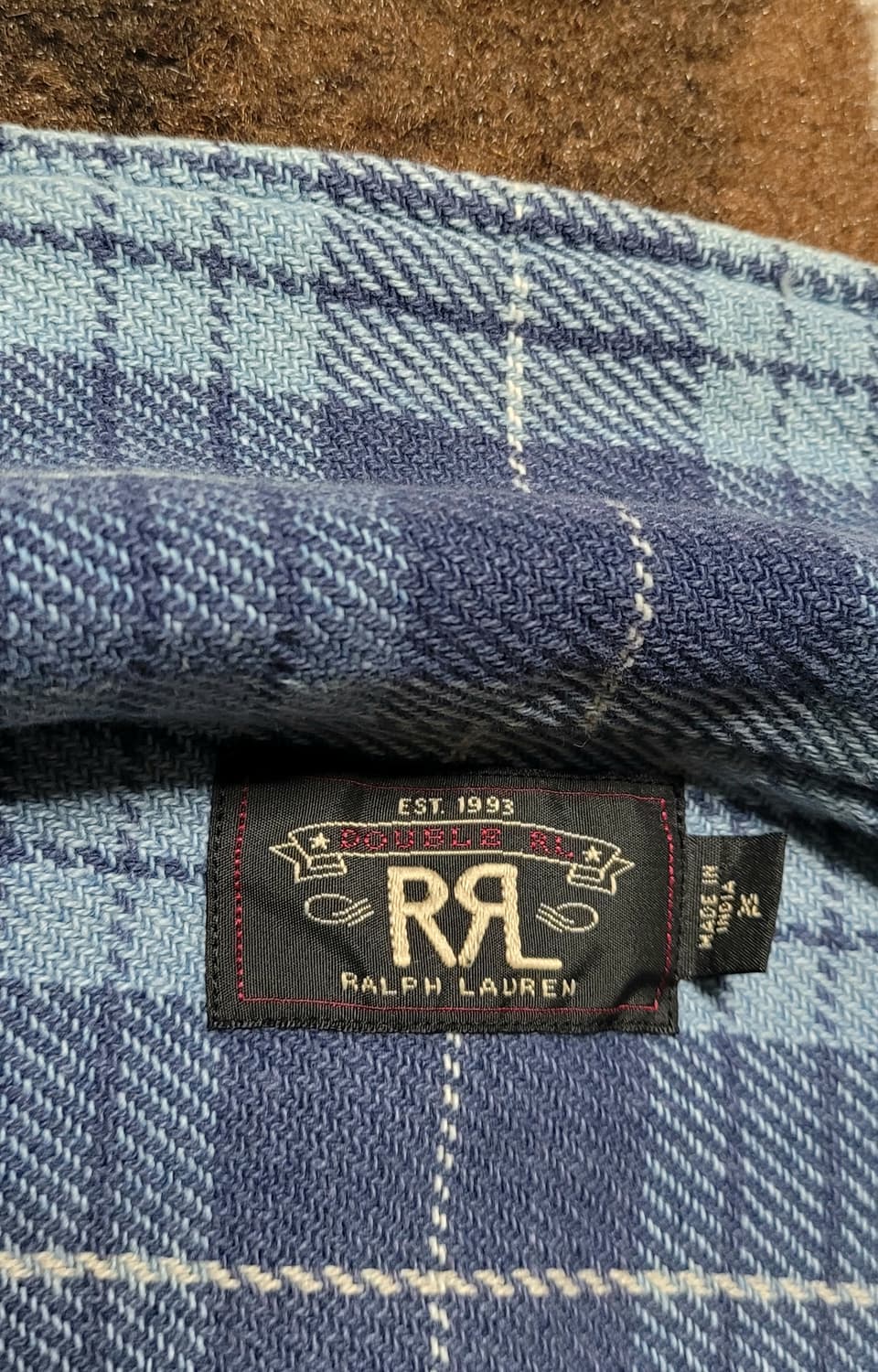 RRL 아우터 & 남방 블루체크(XL) 상품이미지7