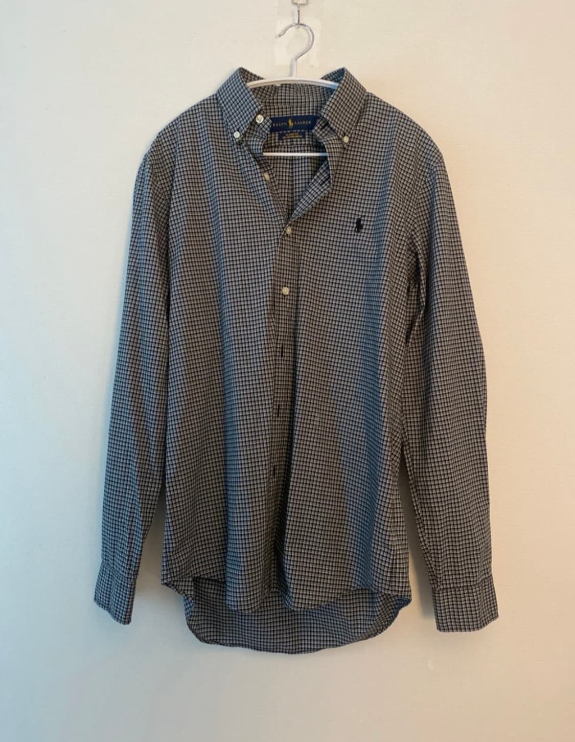 폴로 랄프로렌 클래식핏 체크 남방 상품이미지1