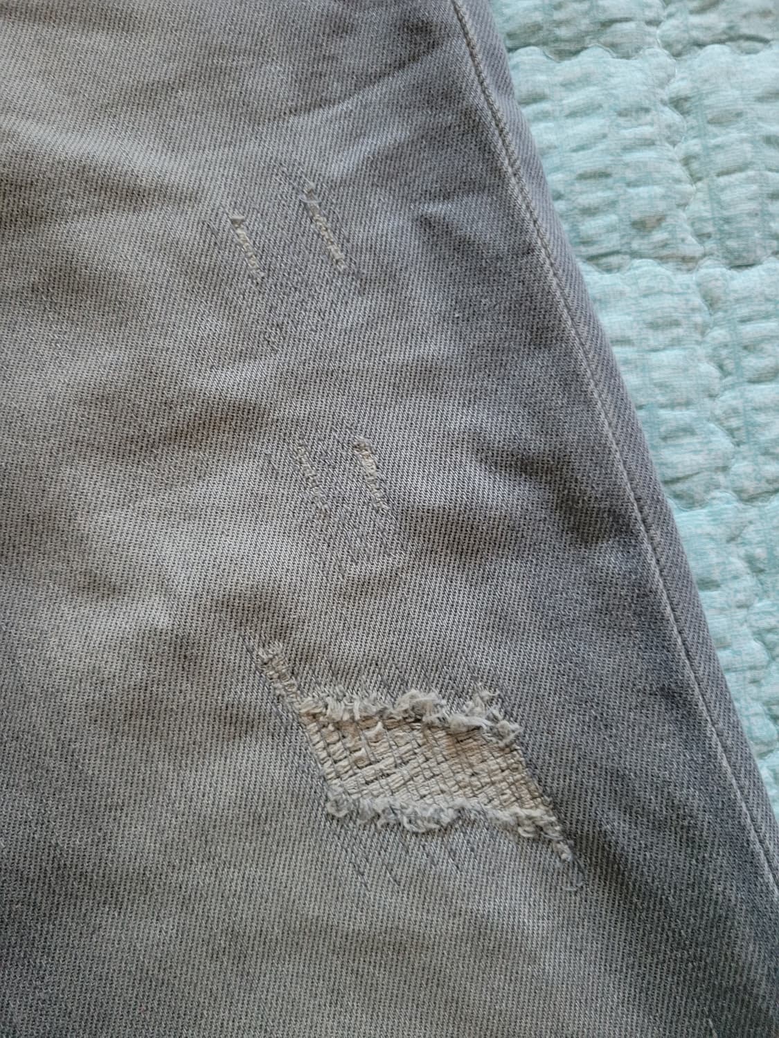 디젤 Diesel safado 084DV 사파도 데미지리페어 그레이워싱진 상품이미지3