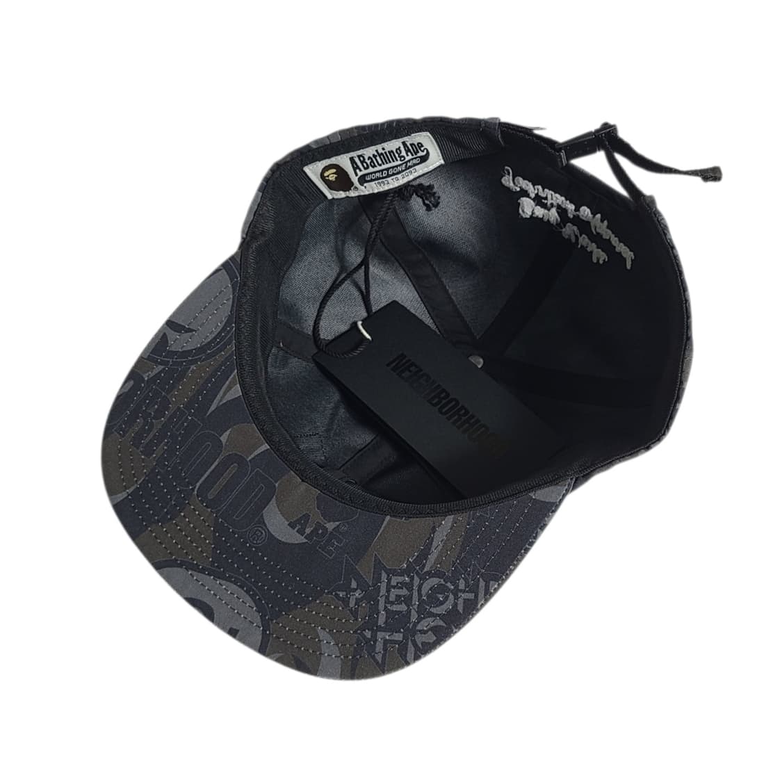 BAPE) 베이프 x 네이버후드  캡 블랙 상품이미지5