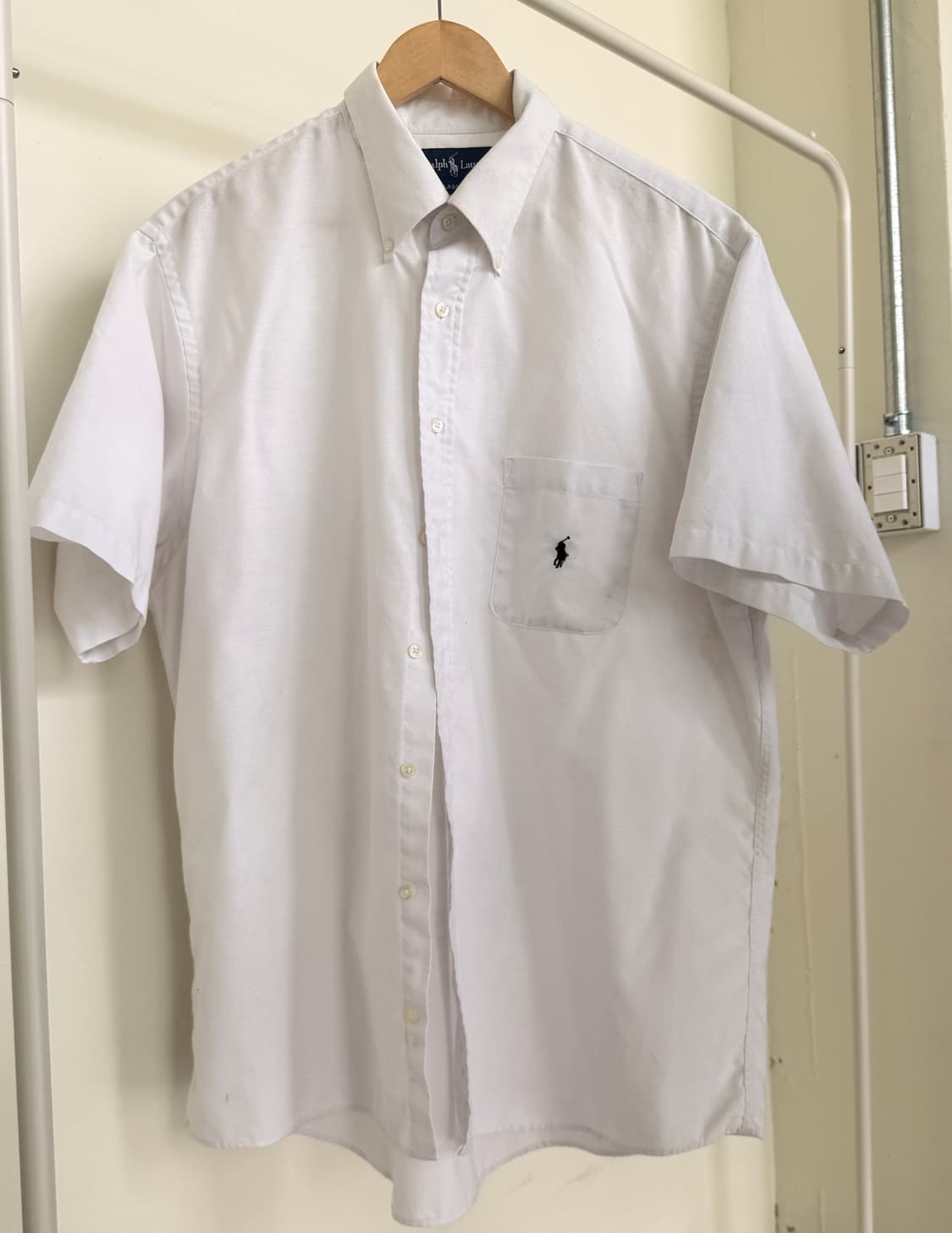 폴로 (Polo Ralph Lauren 화이트 오버핏 반팔셔츠  상품이미지2