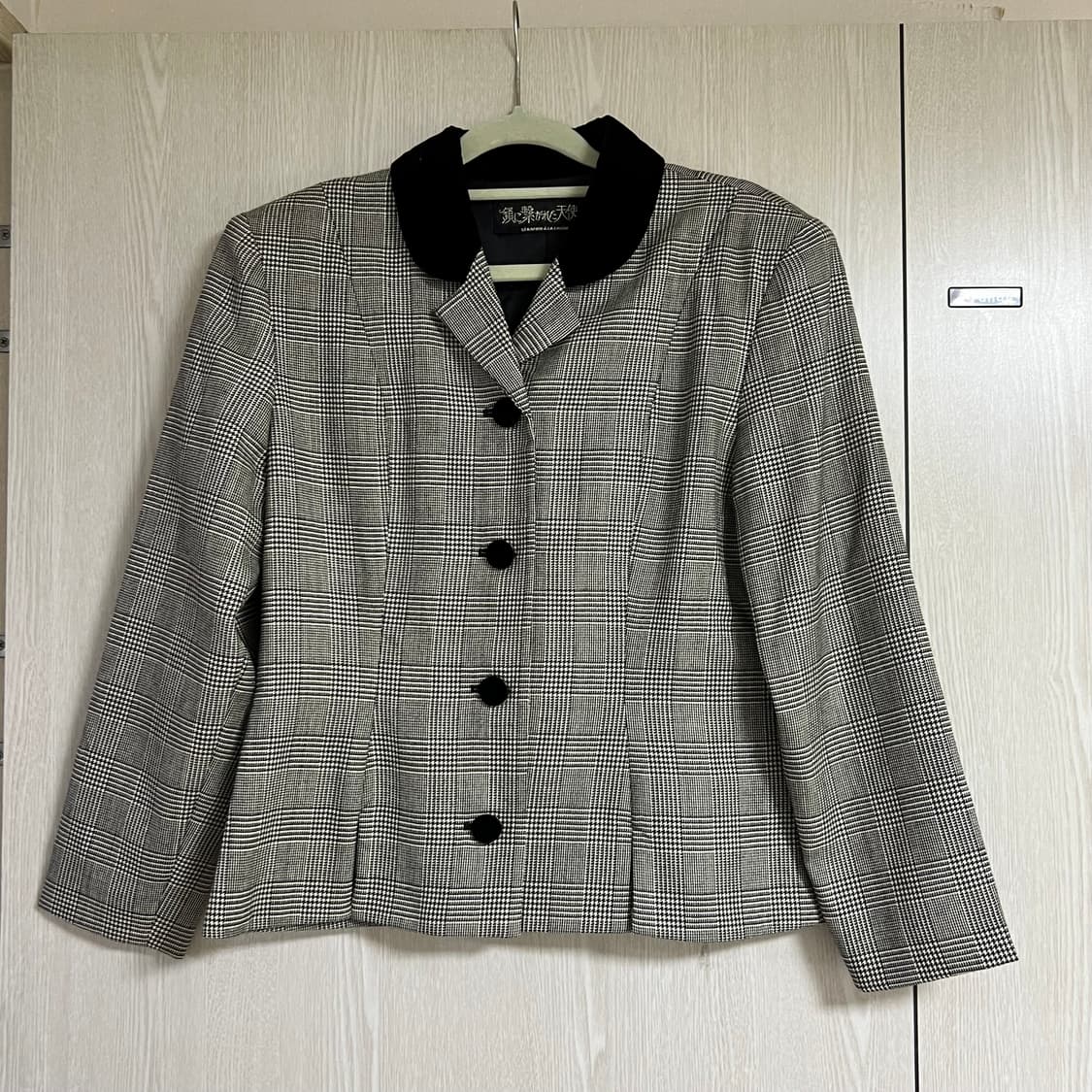 빈티지 체크자켓 상품이미지1