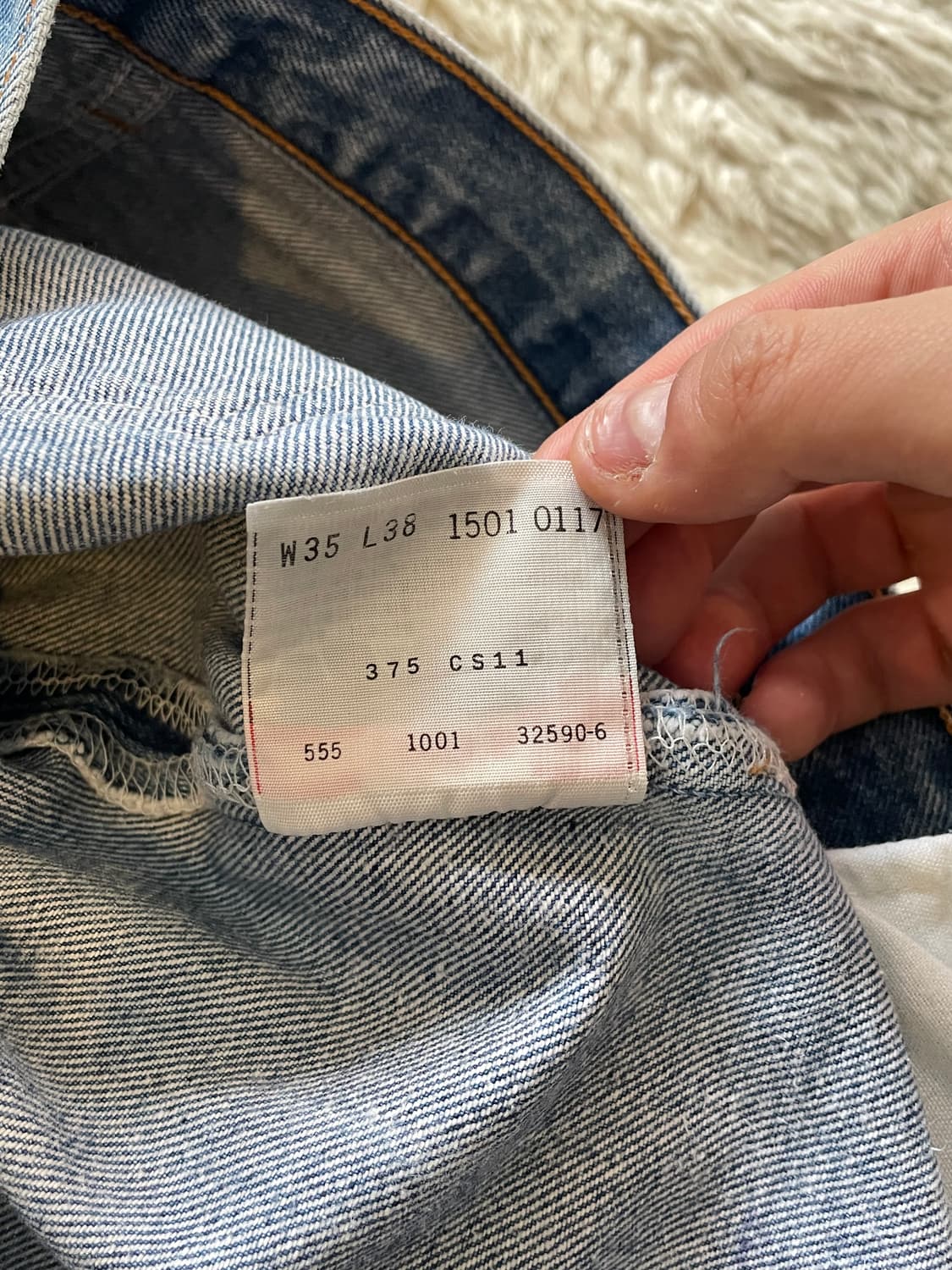 리바이스501xx 데님 팬츠 35/38 상품이미지4