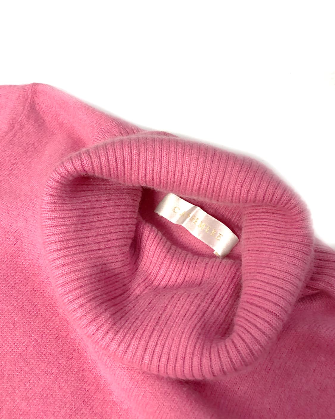 Cashmere 반팔 목폴라 니트  상품이미지6