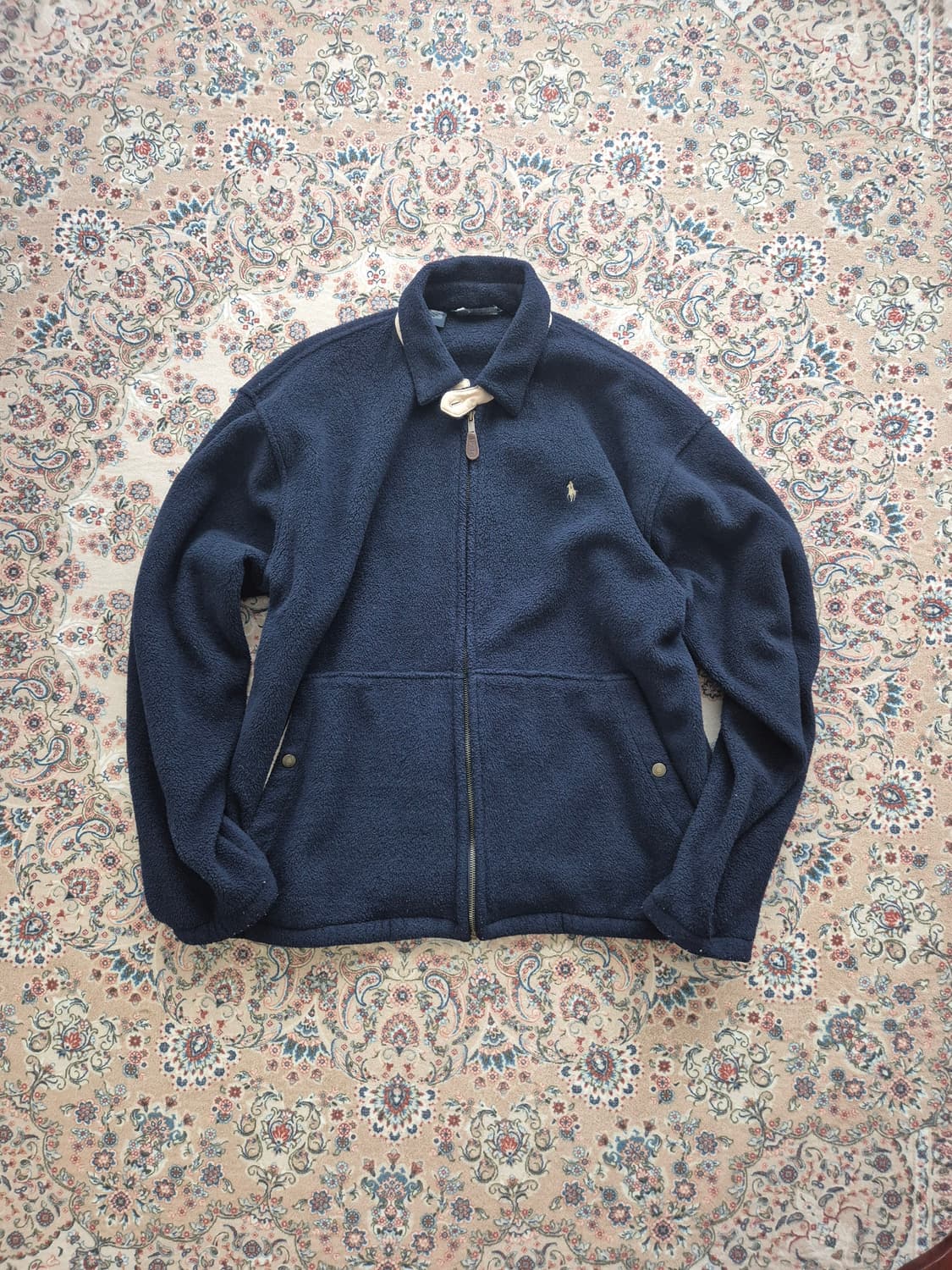 90s 미국 제조  폴로 후리스 스윙탑 상품이미지1