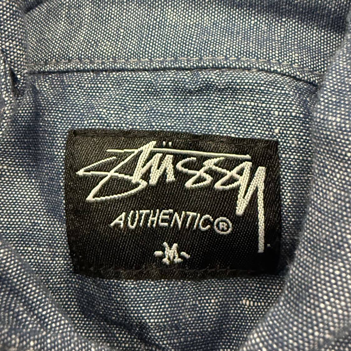 스투시 데님 후드 반팔 셔츠  상품이미지4