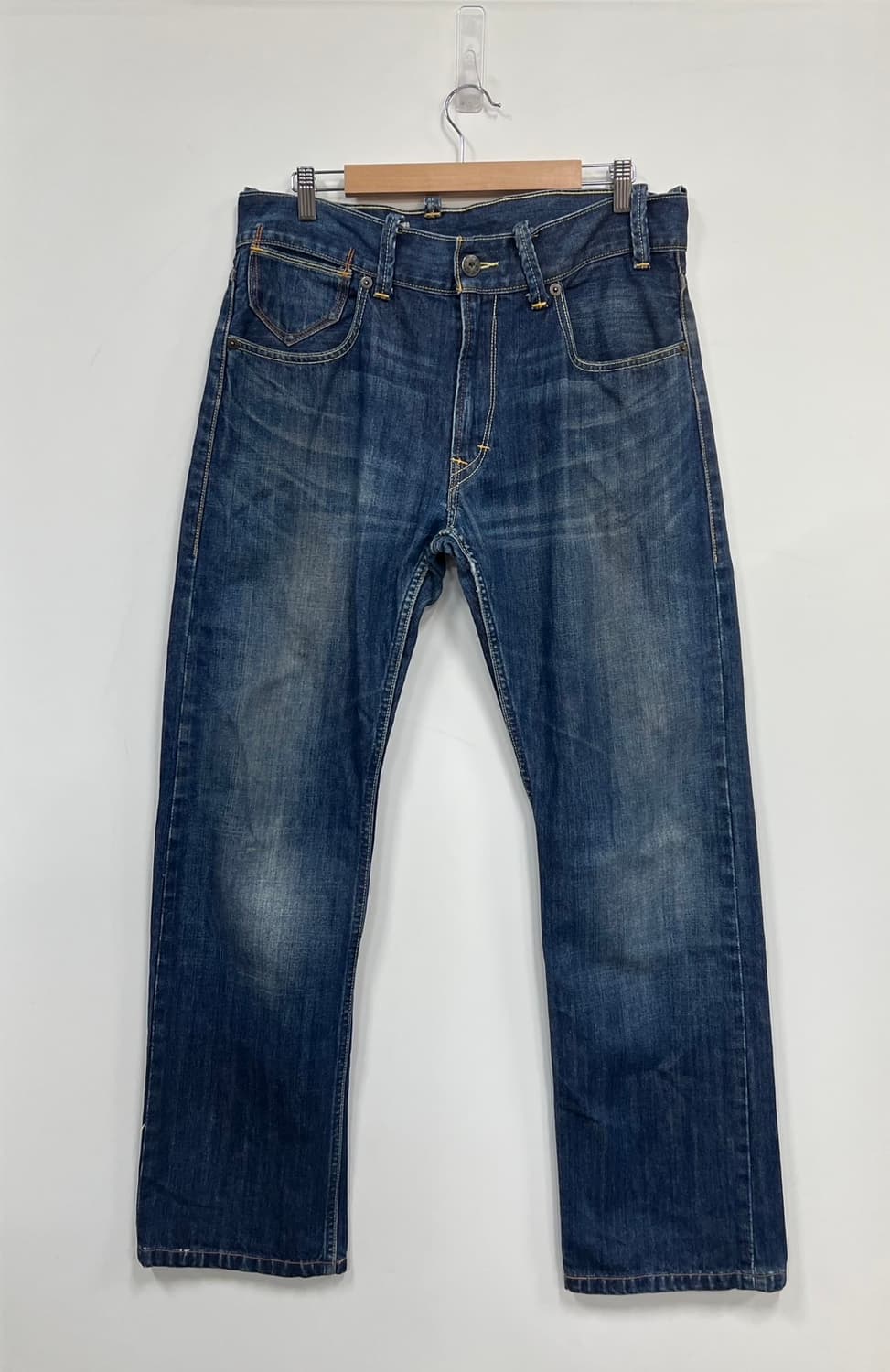 리바이스 523 스트레이트 워싱 데님 팬츠  상품이미지8