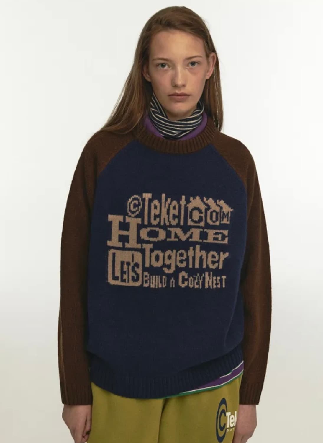 Teket together sweater 상품이미지1