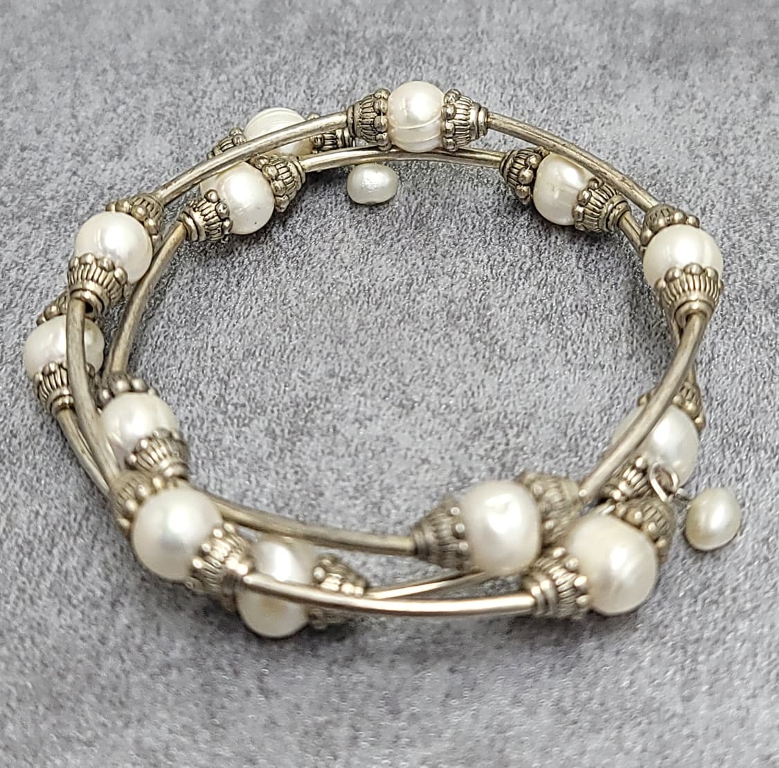 엔틱 빈티지 진주팔찌 상품이미지1