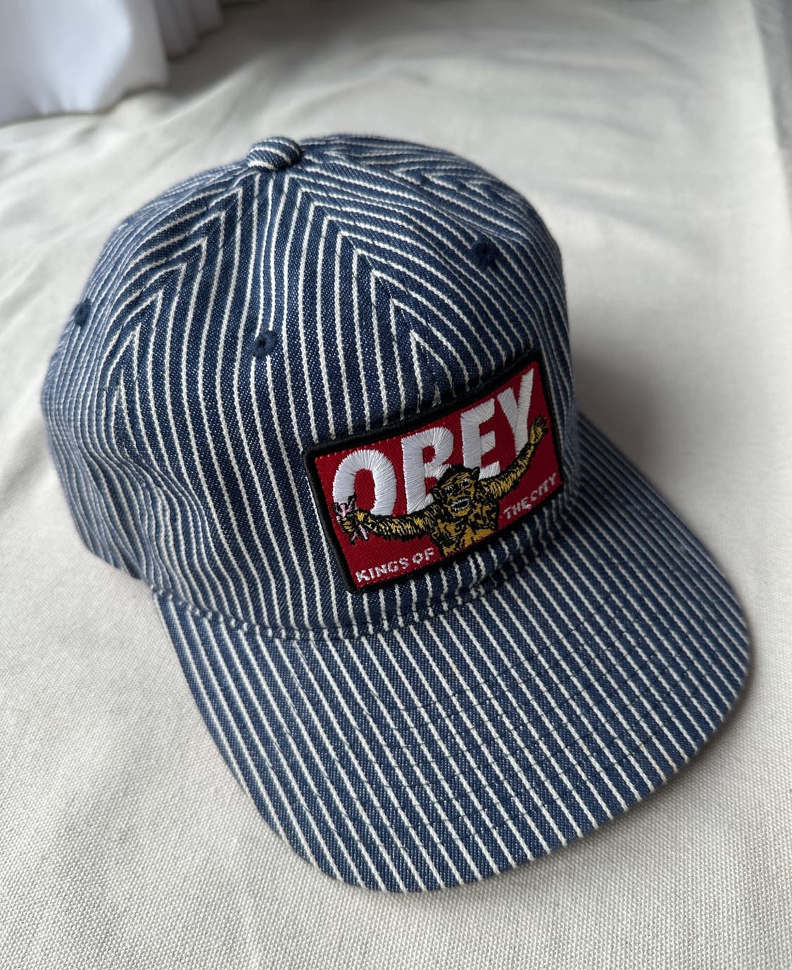 오베이 히코리 스트라이프 스트랩백 볼캡 OS 상품이미지2