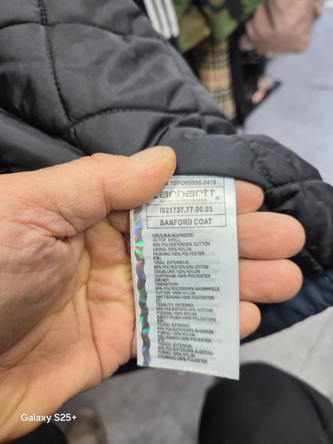 칼하트   샌포드   네이비   코트 상품이미지5