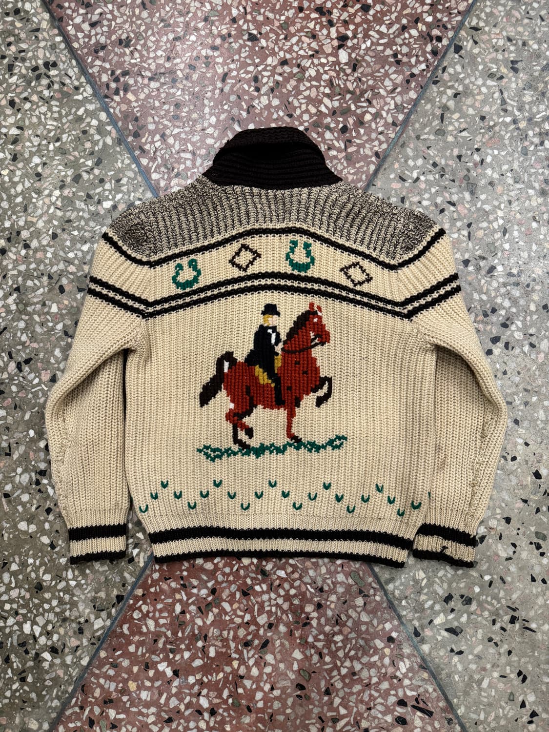 50s 웨스턴 코위찬 가디건 (M) 상품이미지2