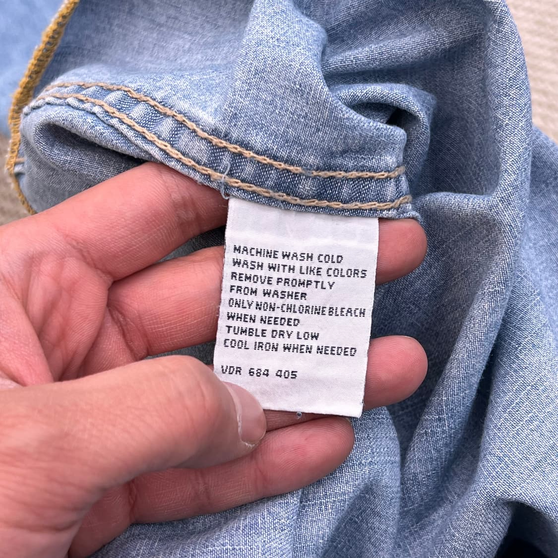 노티카 워크 데님 셔츠 r3352 상품이미지6