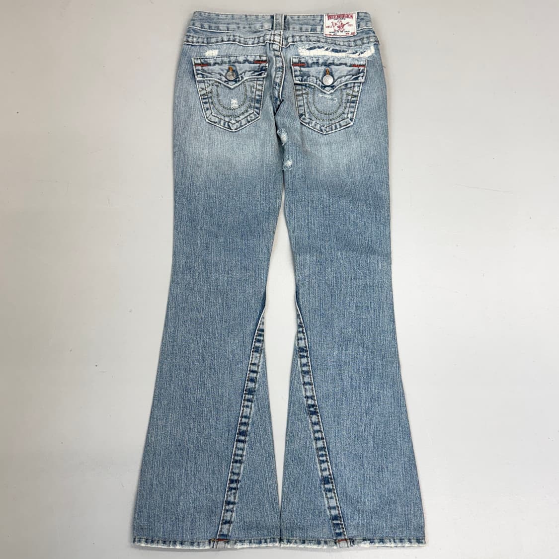 트루릴리전 Y2K 조이 디스트레스드 부츠컷 데님팬츠 상품이미지3
