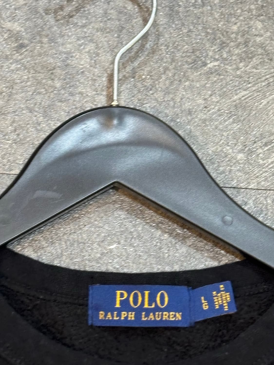 폴로 랄프로렌 맨투맨 블랙 L사이즈 상품이미지5