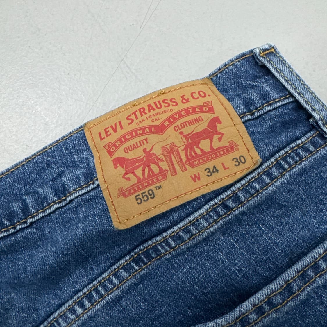 리바이스 559 새깅 워싱 스케이터 데님팬츠 상품이미지7