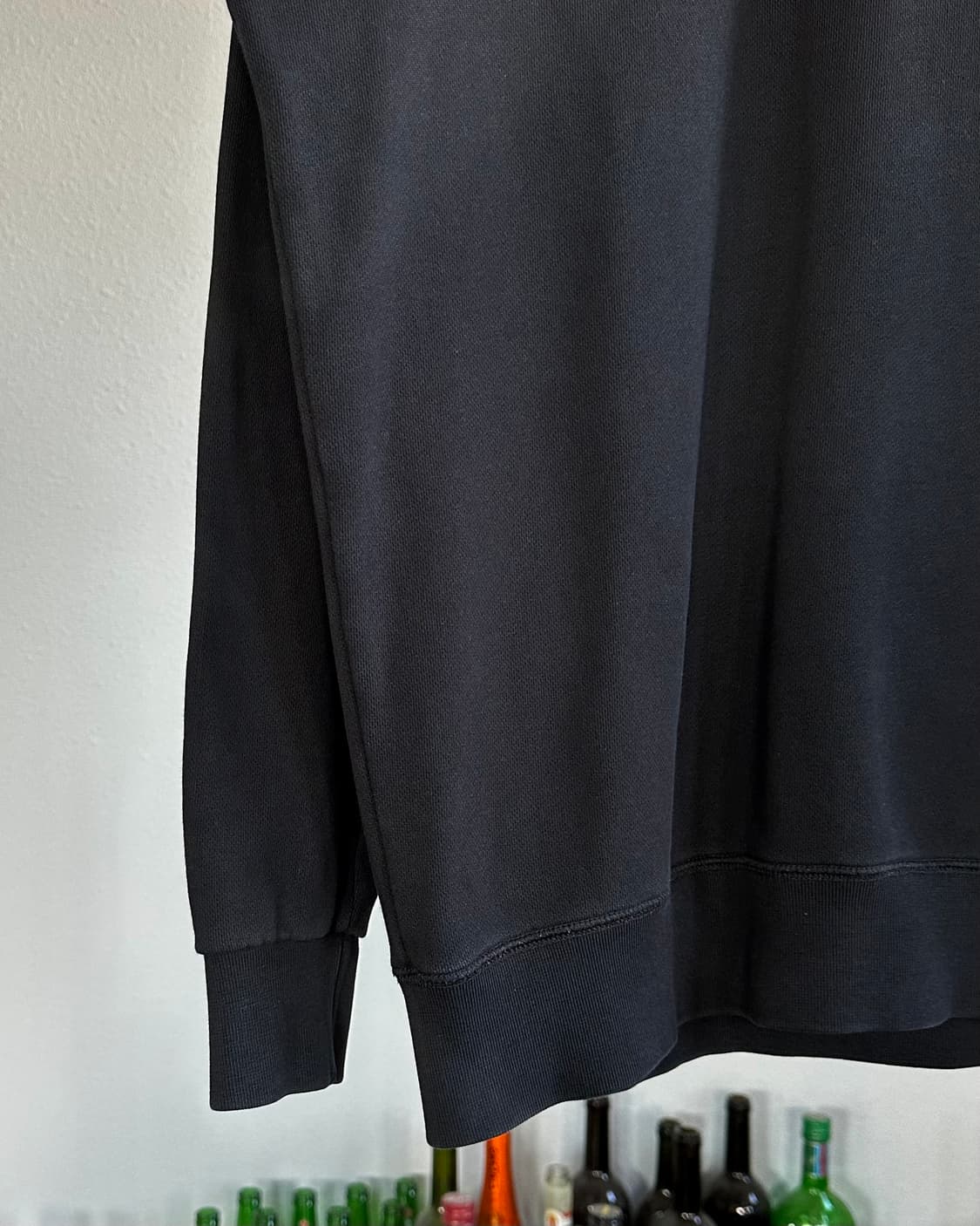 [L]메종키츠네 폭스헤드 블랙 맨투맨 상품이미지4