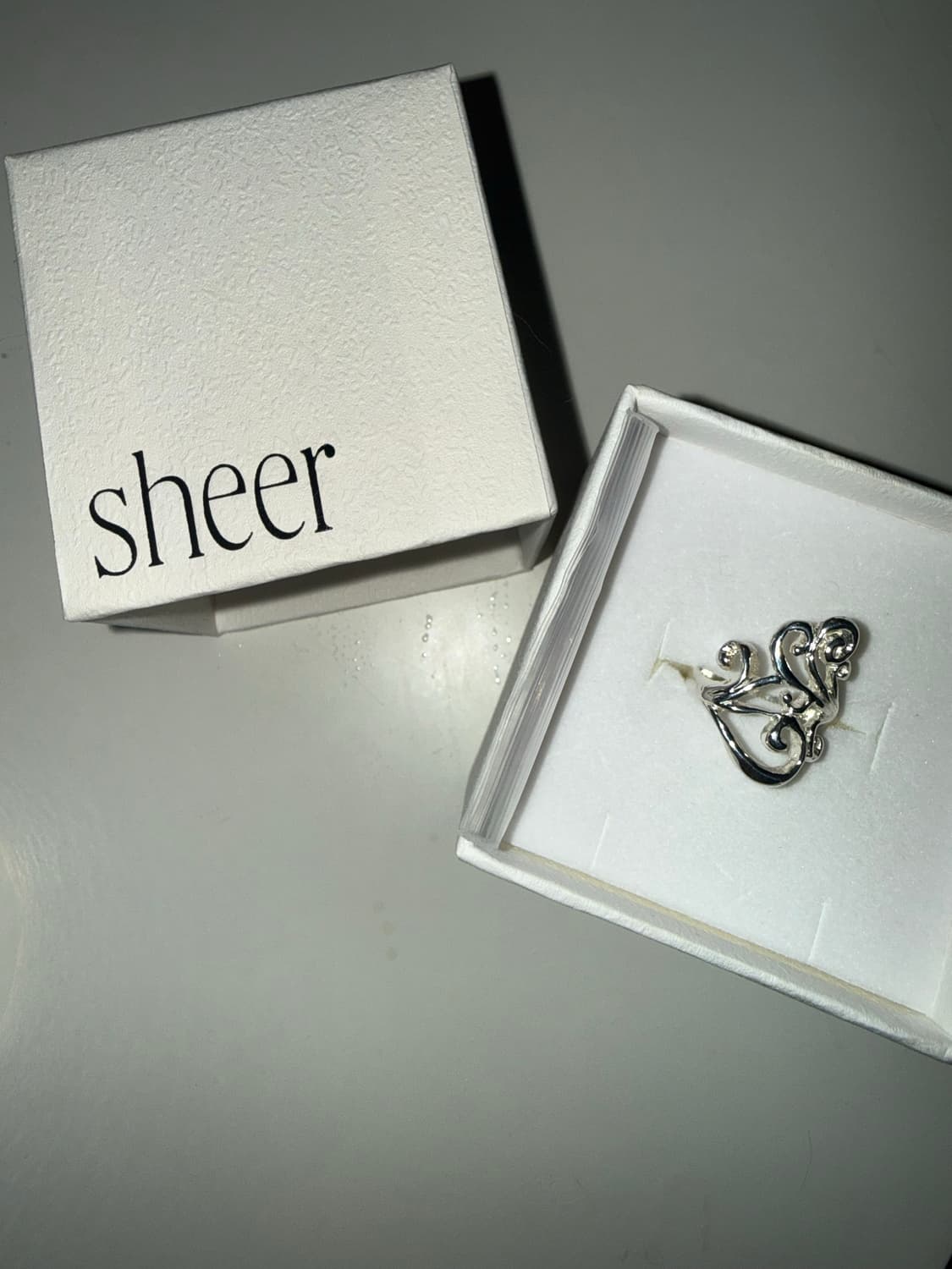 씨쉬어 holiday hearts ring (실버) 상품이미지3