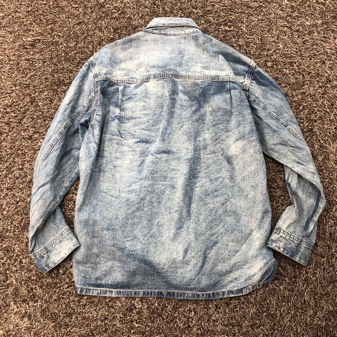 버커루 워싱 데님 셔츠 상품이미지4