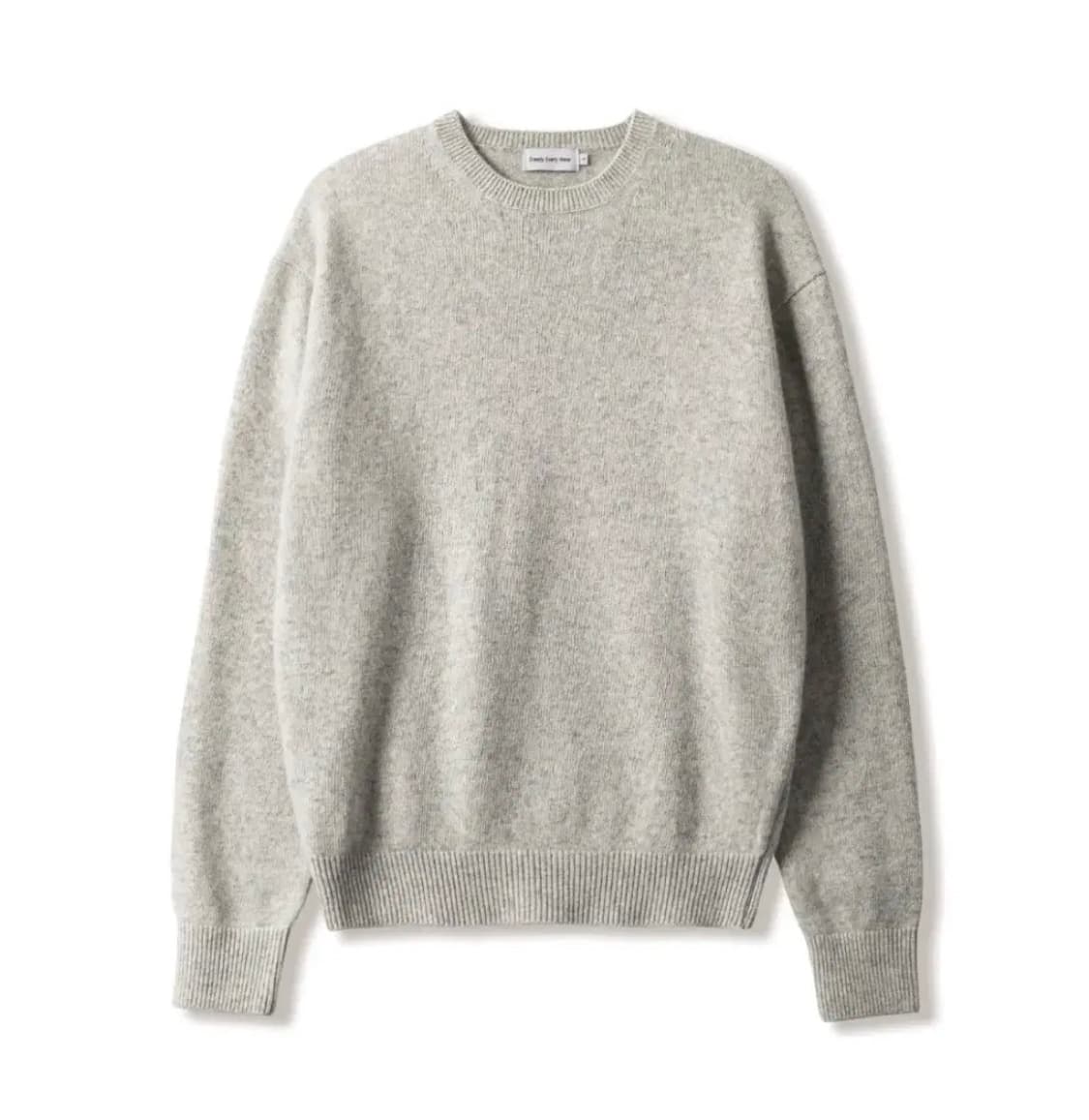 (3) 스테디에브리웨어 코지 울 라운드니트 화이트멜란지 상품이미지1