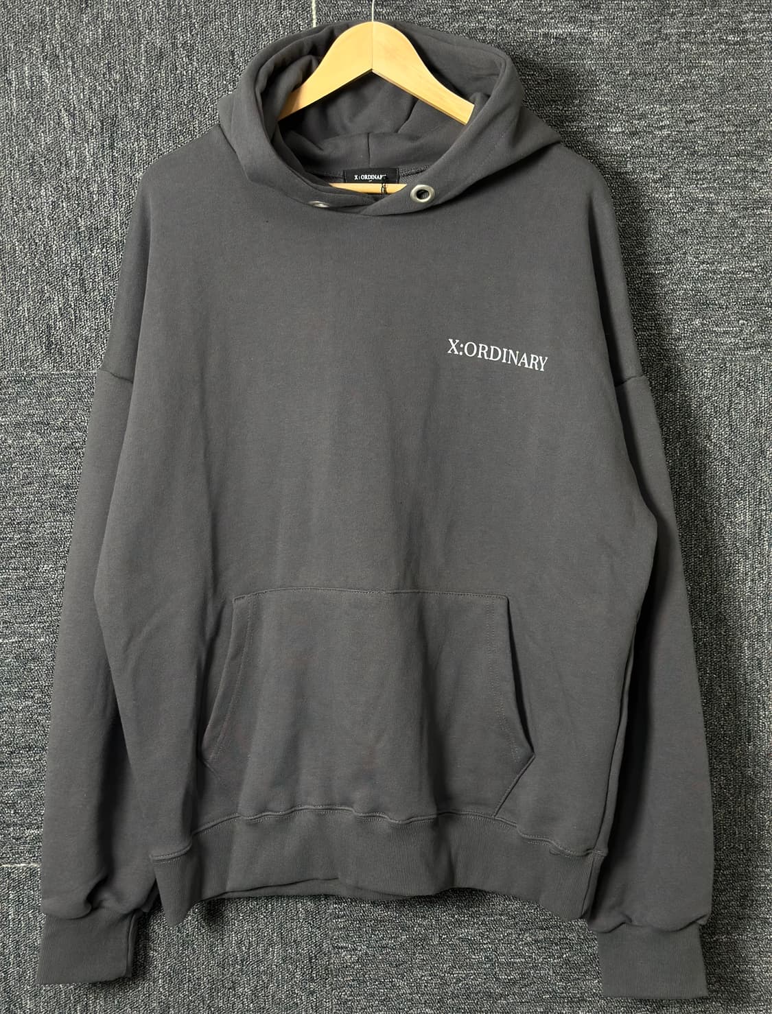 X:ORDINARY 회색 후드티 52 상품이미지1