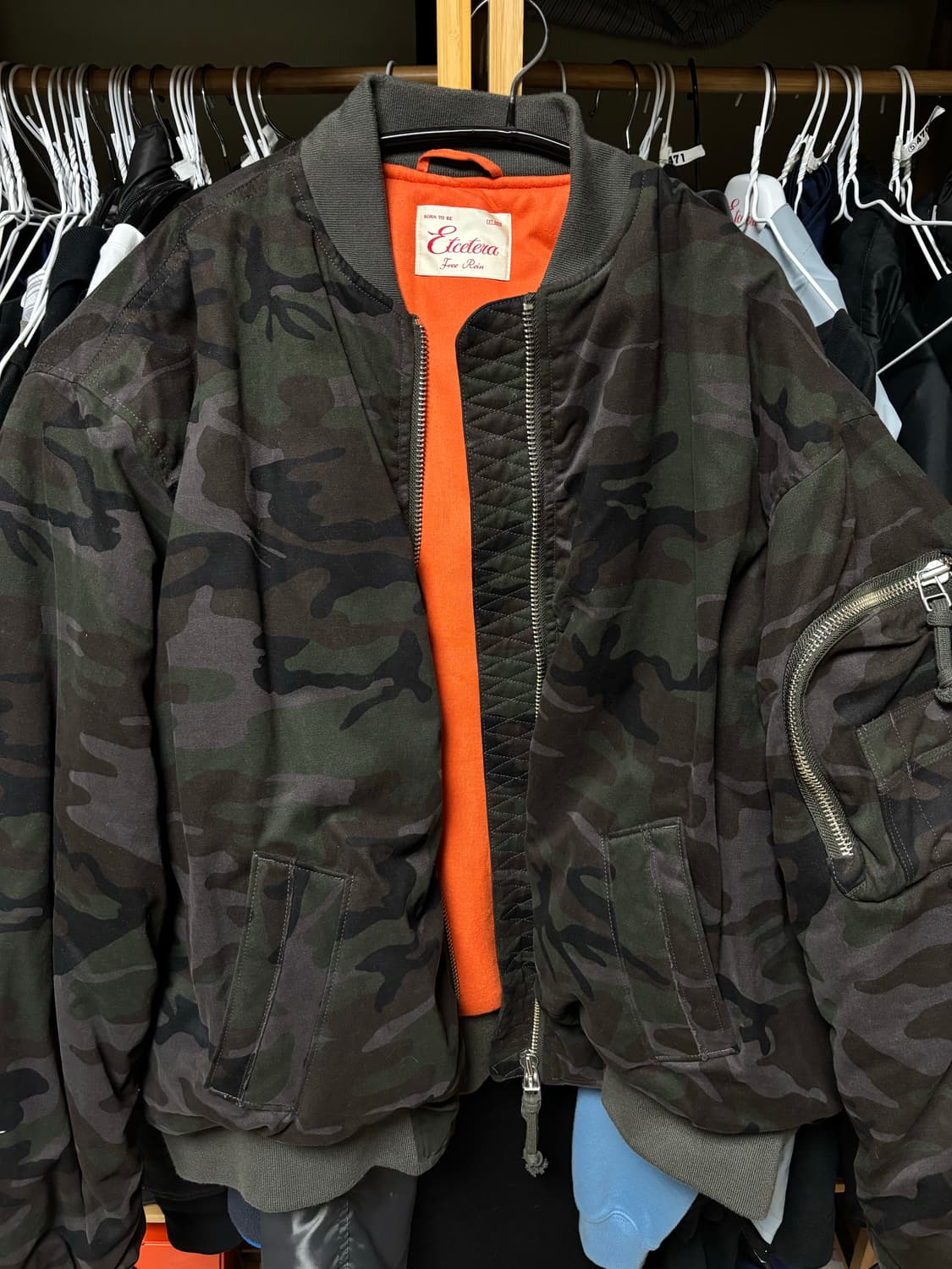 이티씨이 리버시블 오버사이즈 봄버 L사이즈 상품이미지1