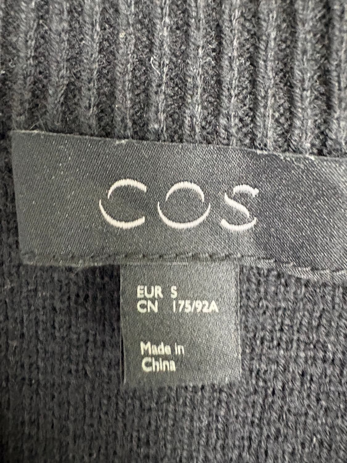 COS 코스 가디건 블랙 상품이미지6