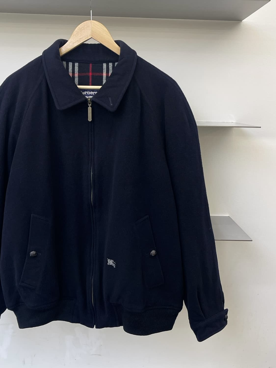 버버리 90s 이퀘스트리안 나이트 울 자켓 상품이미지2