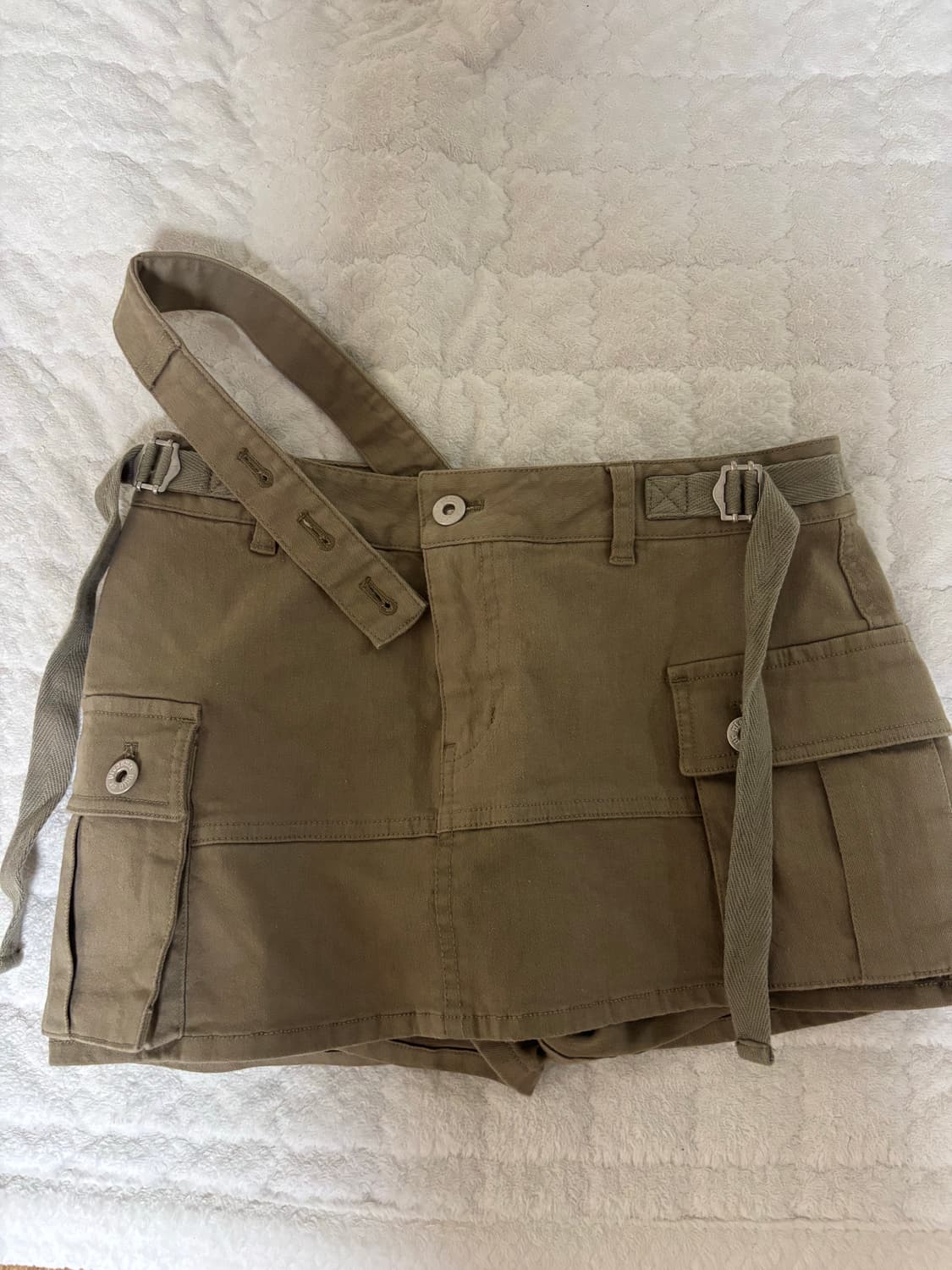 페인오어플레저 NIX mini skirt khaki s 상품이미지4