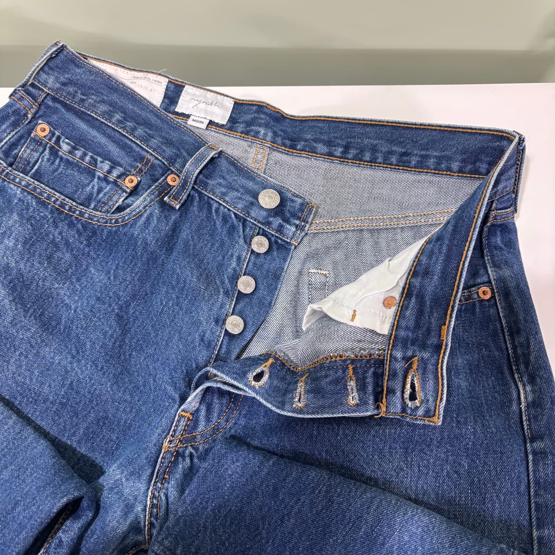 M YOUTH 유스 리바이스 레귤러핏 리메이크 데님팬츠 상품이미지4