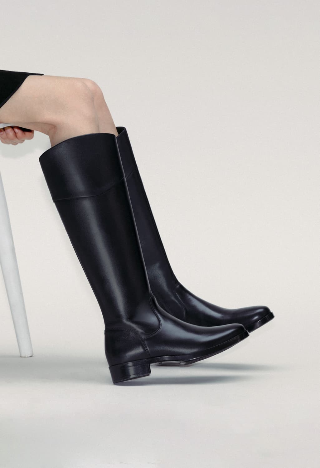 Prague 04 long boots 쿠에른 소가죽 롱부츠 상품이미지9