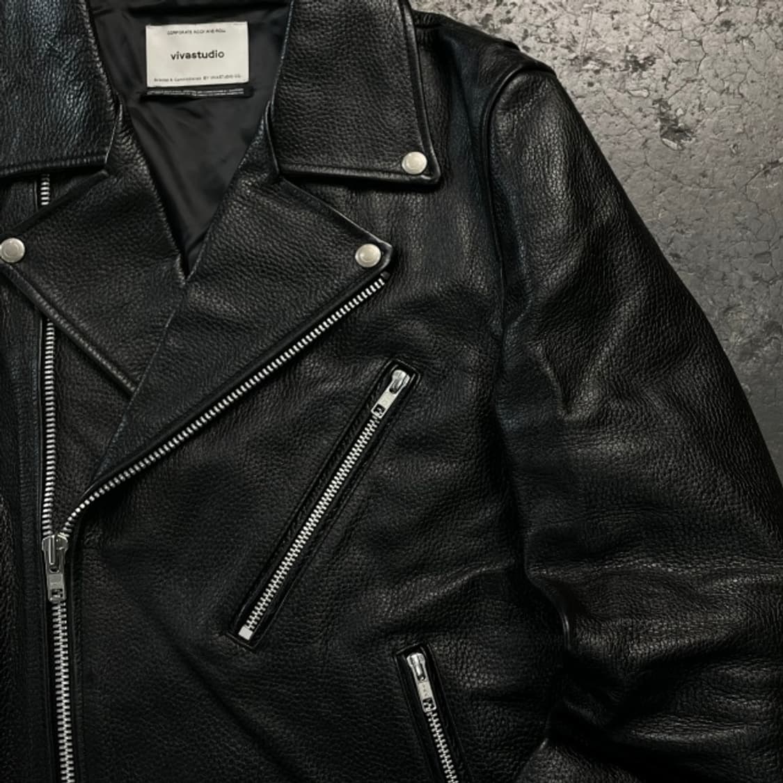 (새상품) 100 비바스튜디오 가죽자켓 라이더자켓 상품이미지2