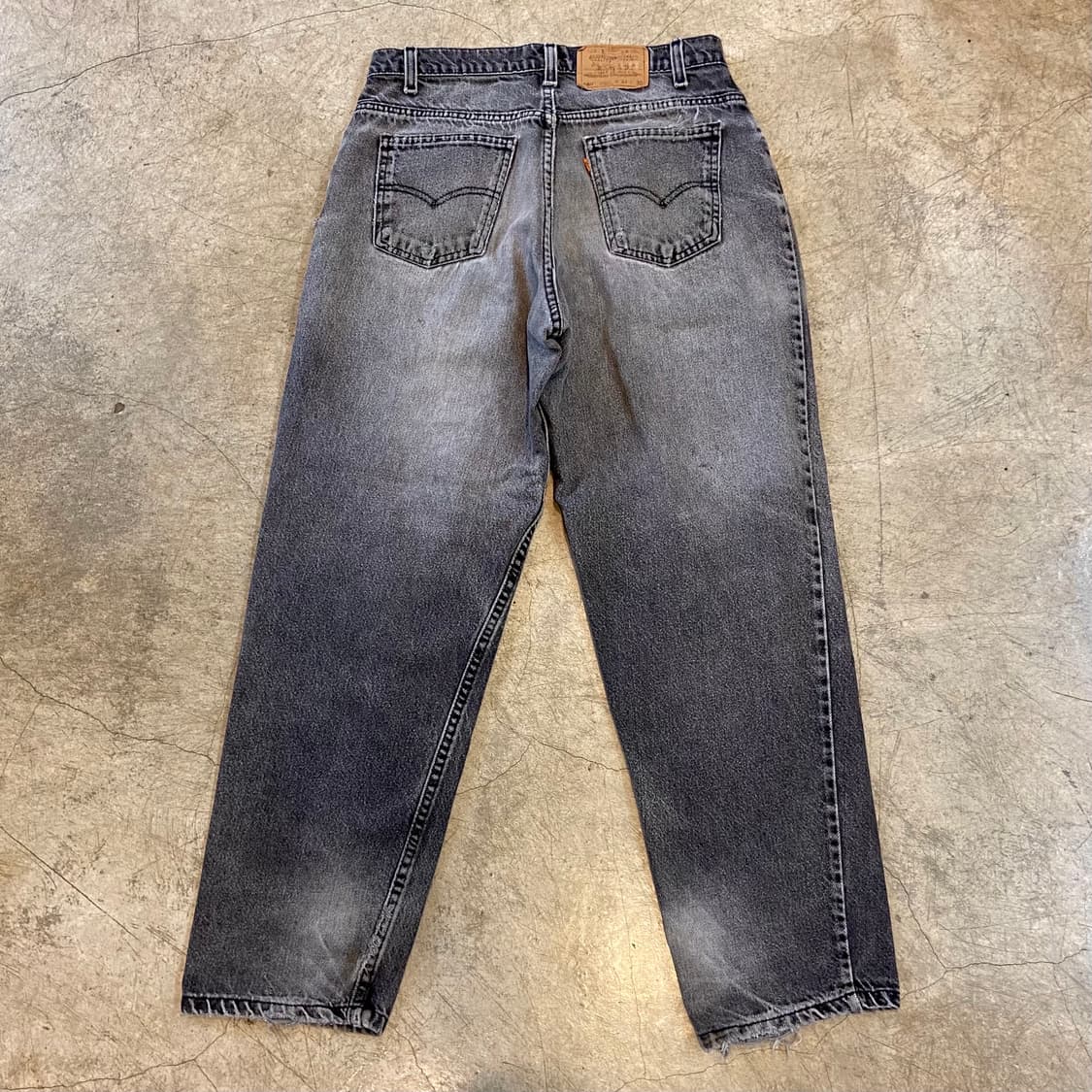 (32.5)90s 리바이스 580 오렌지탭 핸드워크 진 상품이미지2