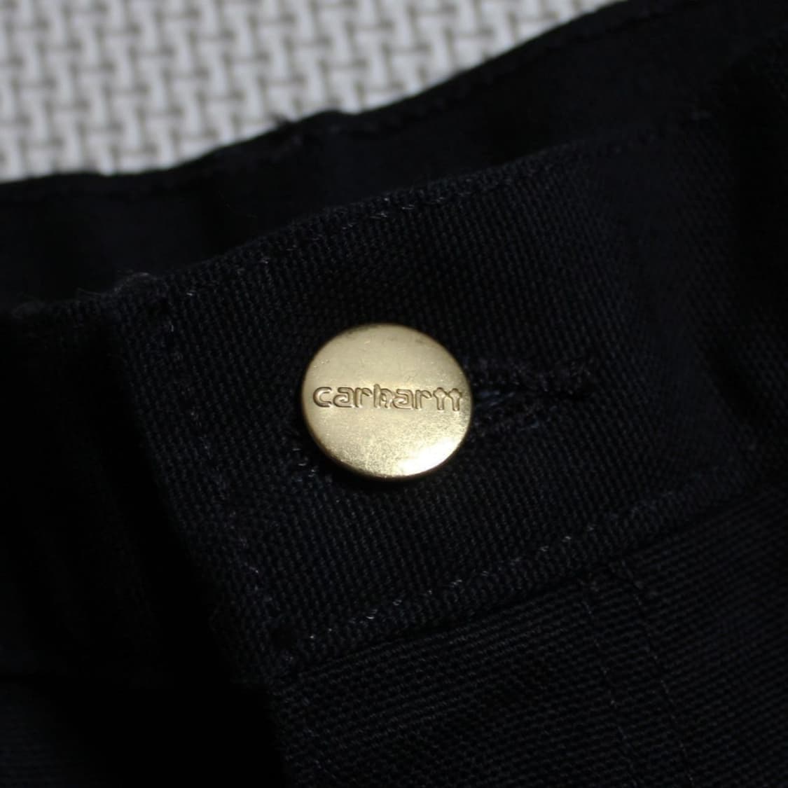 Carhartt 칼하트 B01 BLK 루즈 오리지널핏 덕 워크팬츠 상품이미지4