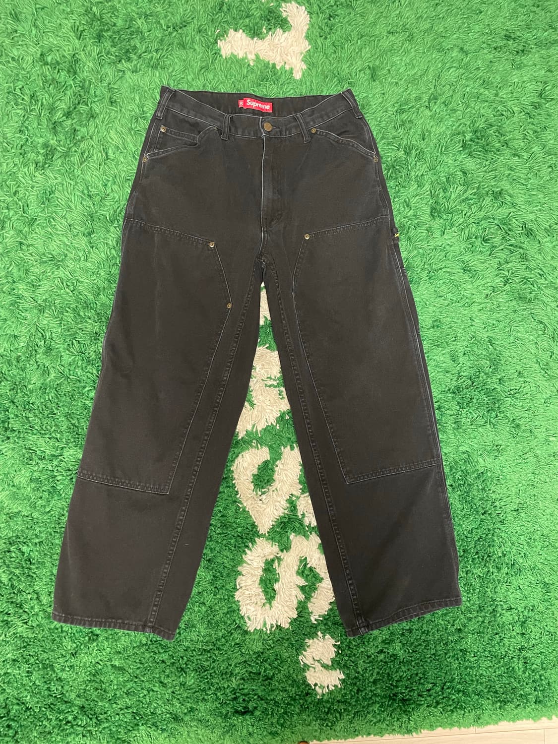 [30] 슈프림 24FW 더블니 페인터 팬츠 블랙 상품이미지2