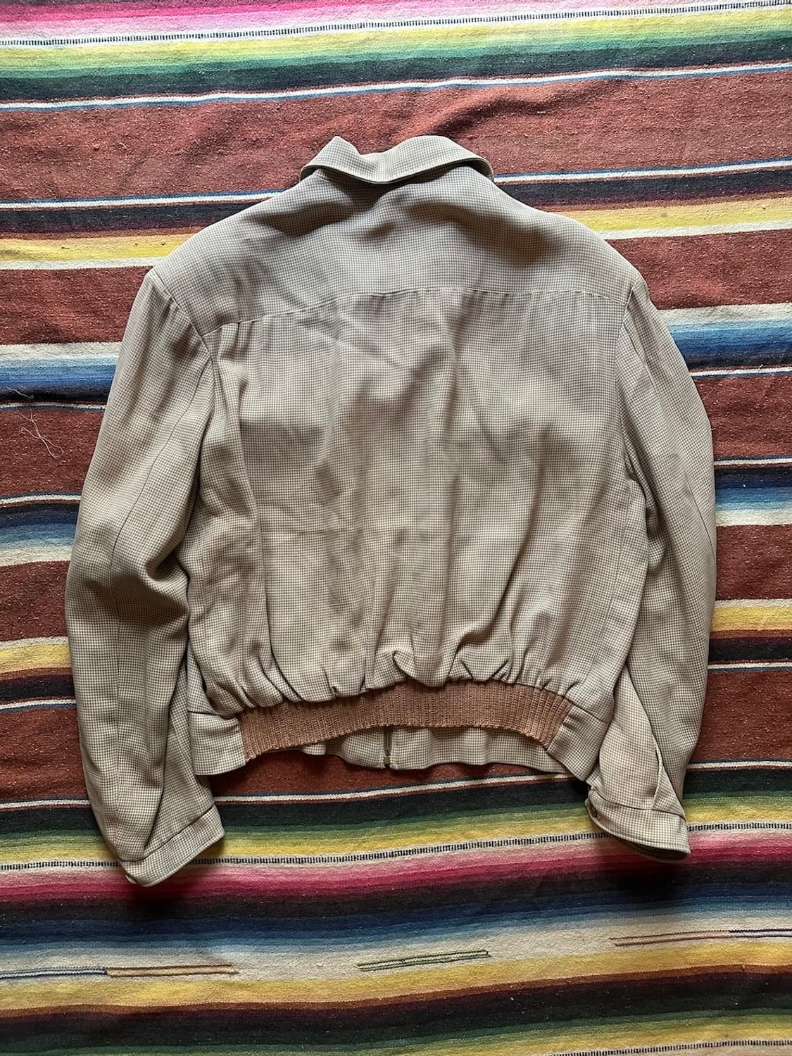 50s USA Rockabilly Gabardine Jacket 상품이미지7