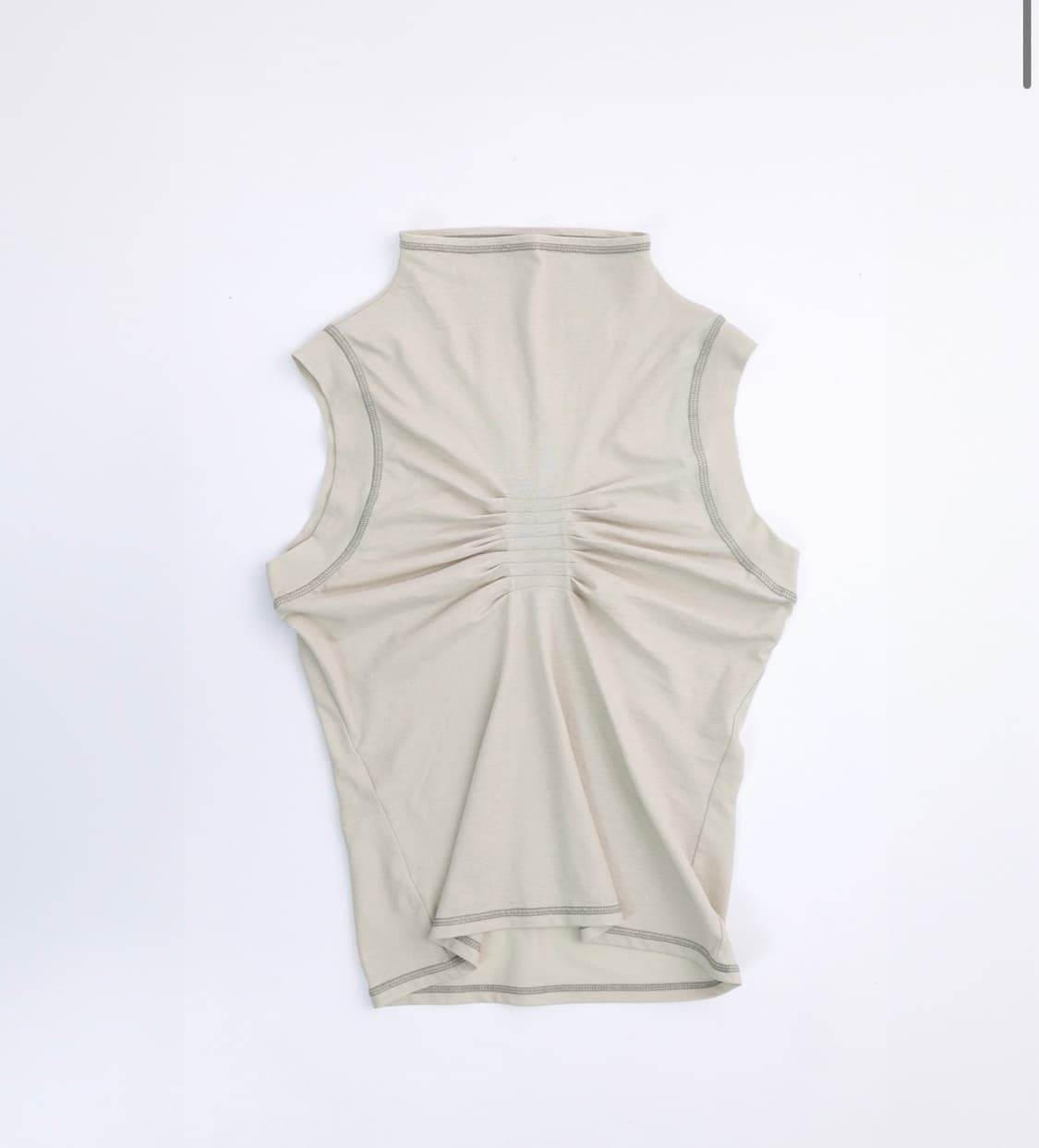 울리카상투스 Pintuck highneck top 상품이미지1