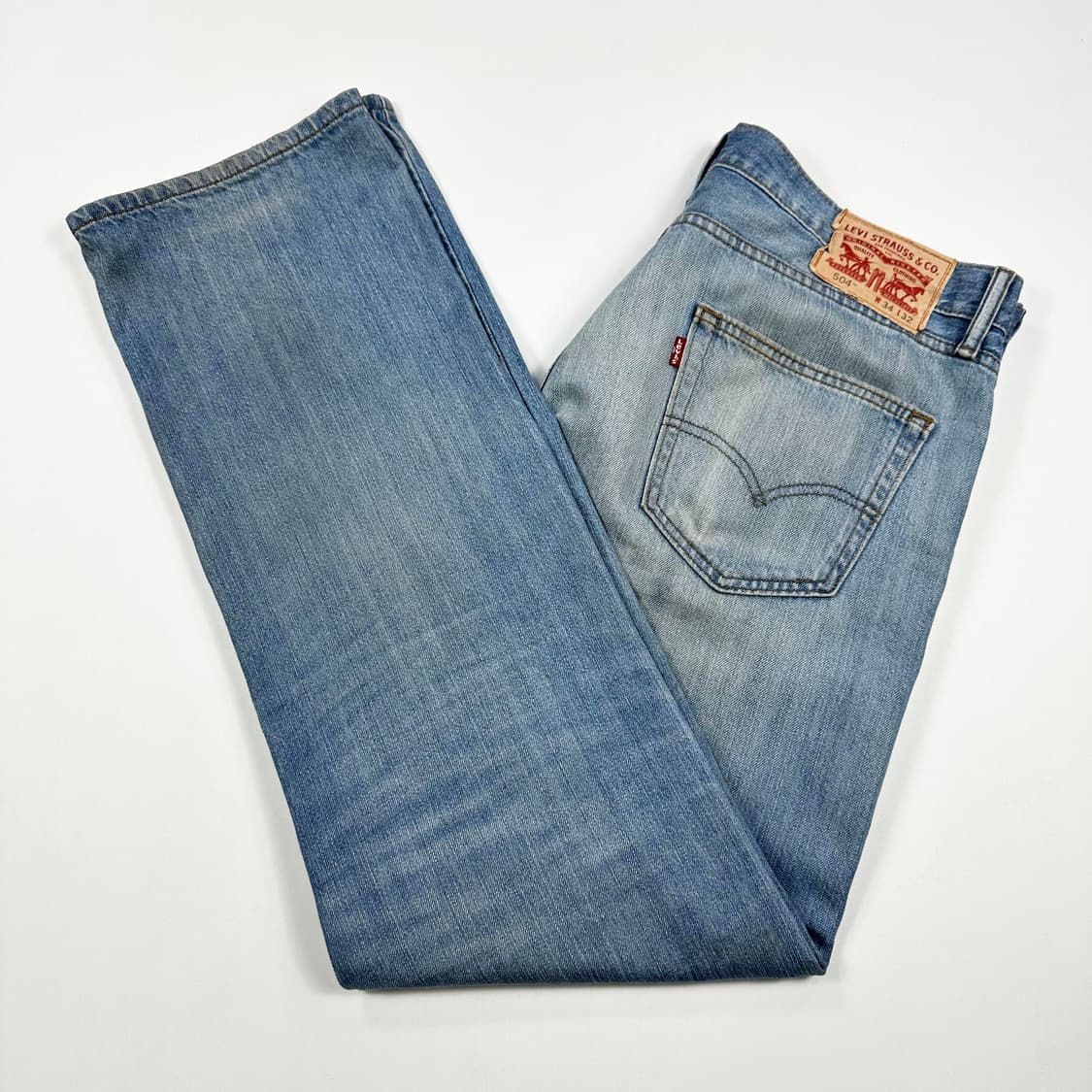 리바이스 504 오리지널 스트레이트 데님 팬츠 (34인치) 상품이미지2