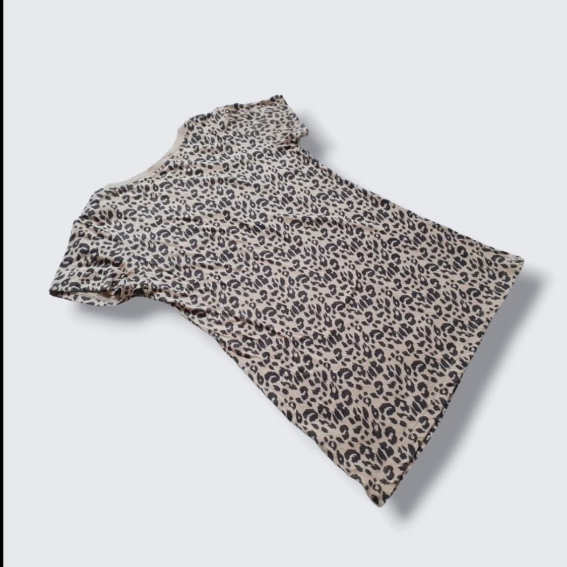 Leopard v-neck halfsleeve 상품이미지3