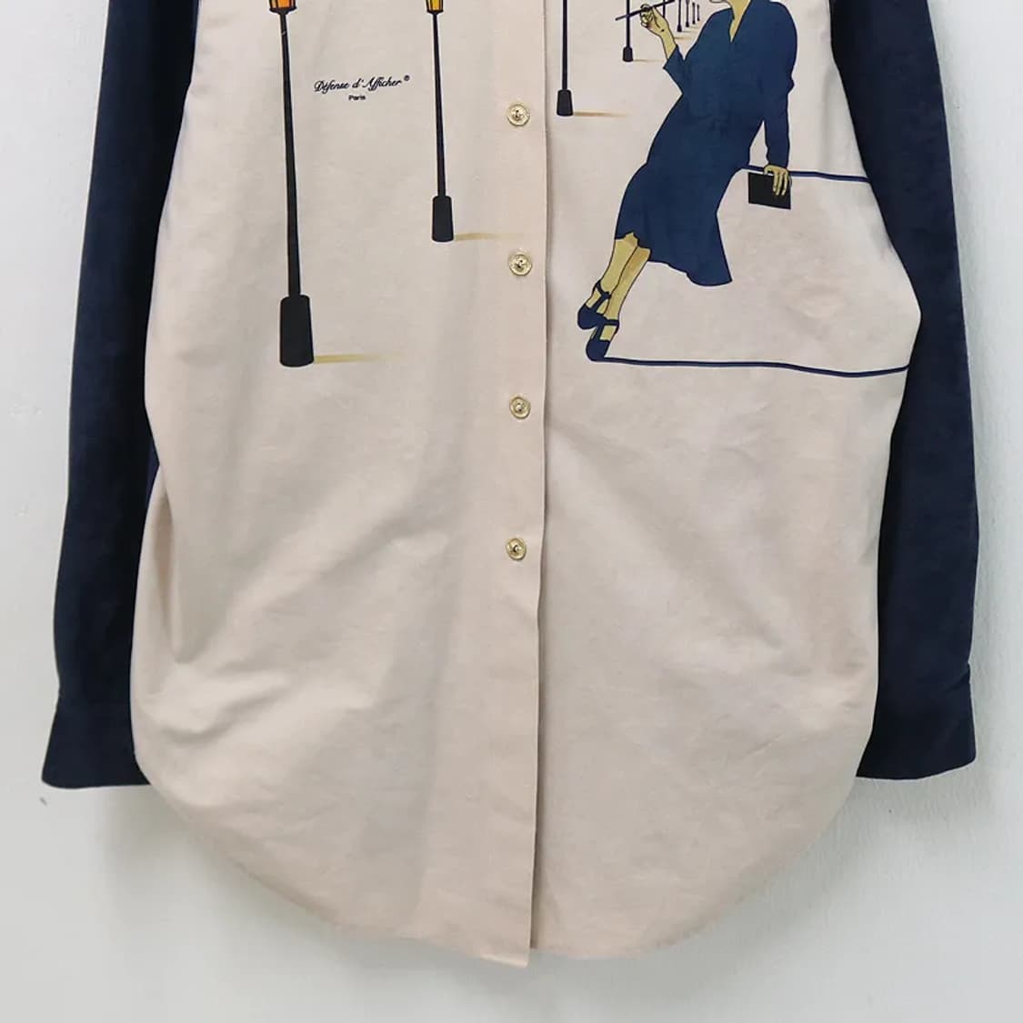 DEFENSE B AFFICHER  아트 셔츠 65144 상품이미지4