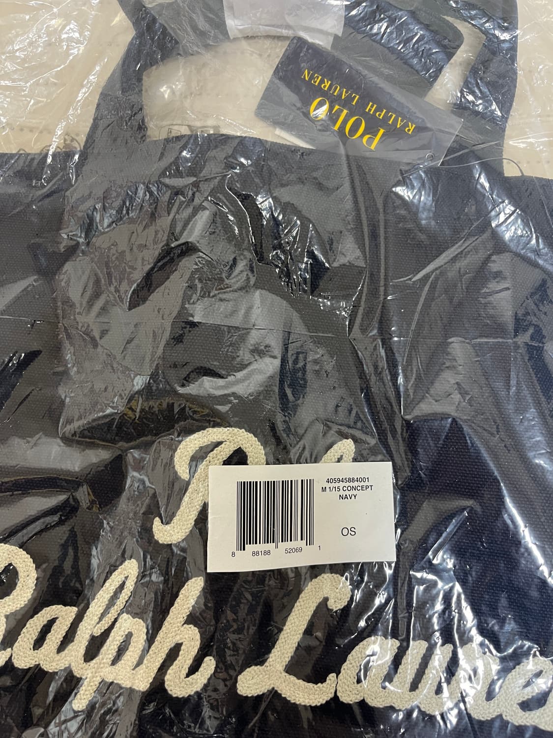 폴로 랄프로렌 아플리케 로고 자수 캔버스 토트백 미개봉 새상품 상품이미지7