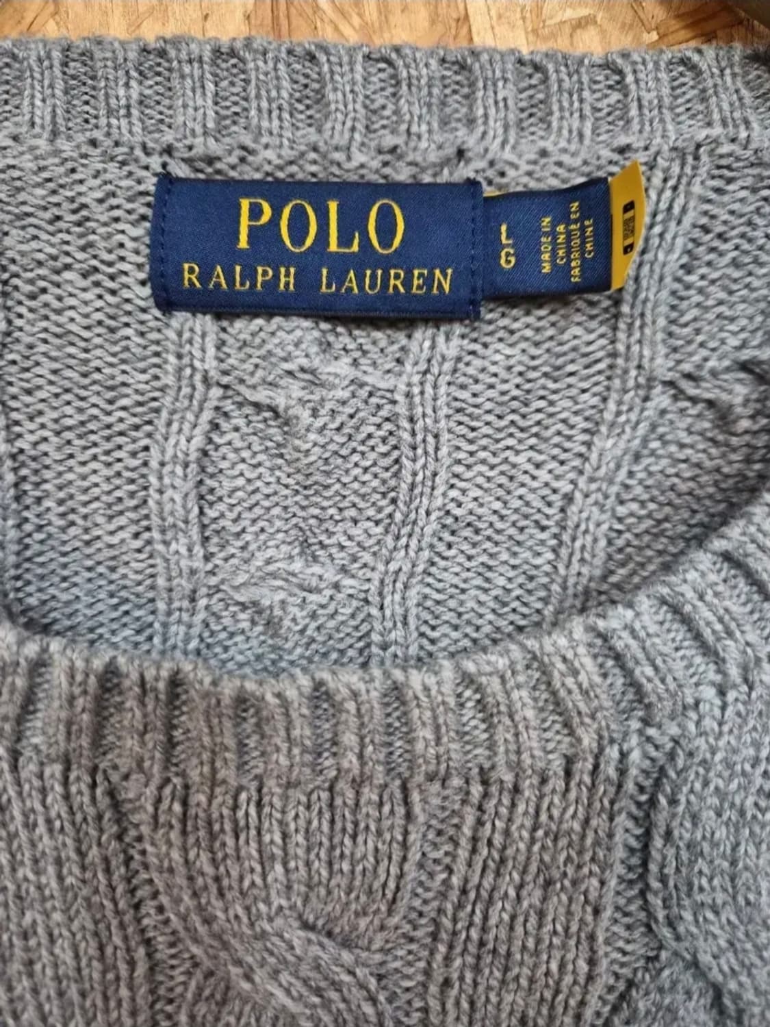폴로 랄프로렌의 클래식한 케이블 니트 상품이미지5