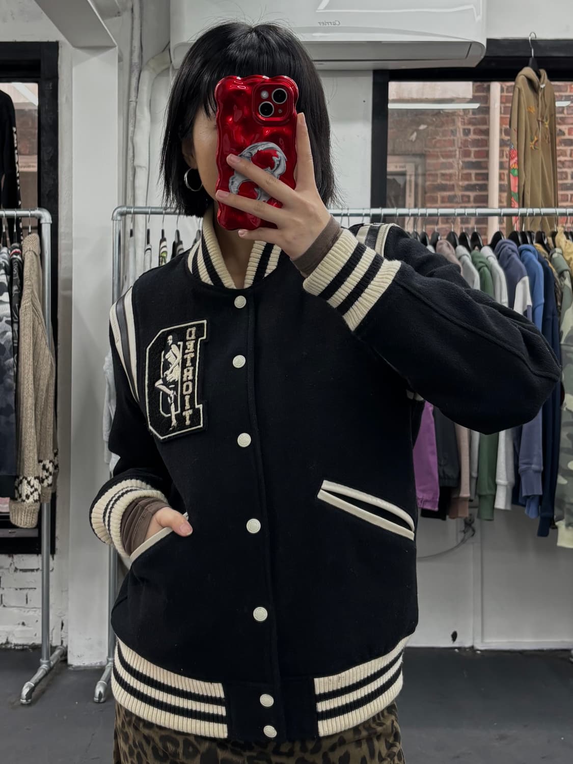 히스테릭 글래머 디트로이트 바시티 자켓 상품이미지3